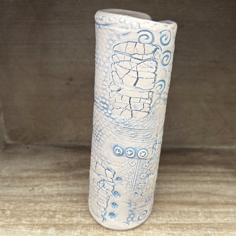 Blue and white vase