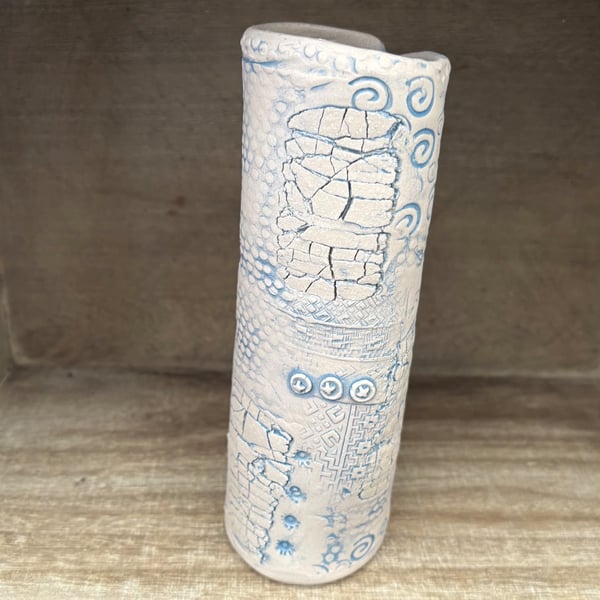 Blue and white vase