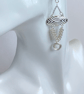 Sterling Silver Chainmaille Statement Earrings - Image 9