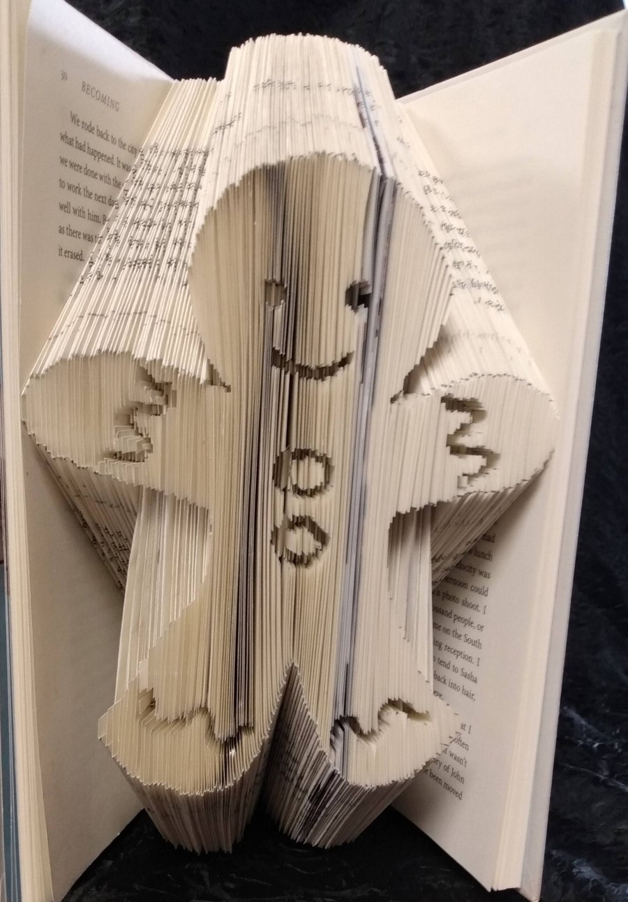 Gingerbread Man, COMBI Book Folding Pattern -  EMAILED PDF PATTERN