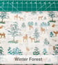 Enchanted Yule collection Acufactum cotton quilt fabrics from quarter metre - Image 10