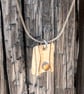 Silver and Gold Shoreline Necklace with Citrine - Image 4