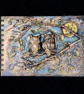 Handcrafted Altered Sketchbook (Watching the Moon) OOAK - Image 2
