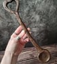 Ceramic Love Spoon, Wood Effect Heart Spoon, Rustic Romantic Gift - Image 5