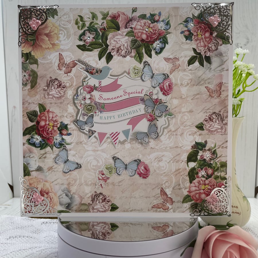 Greeting CardSomeone special Birthday card by Carolee Crafts -  C48