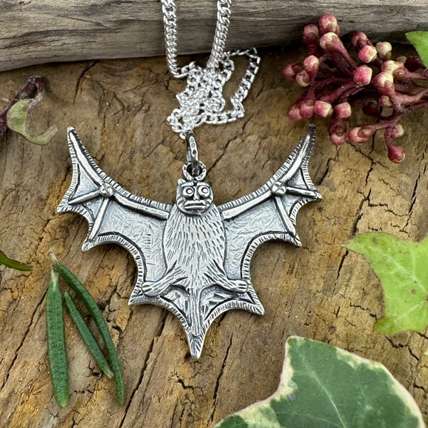 Medieval Bat Pendant