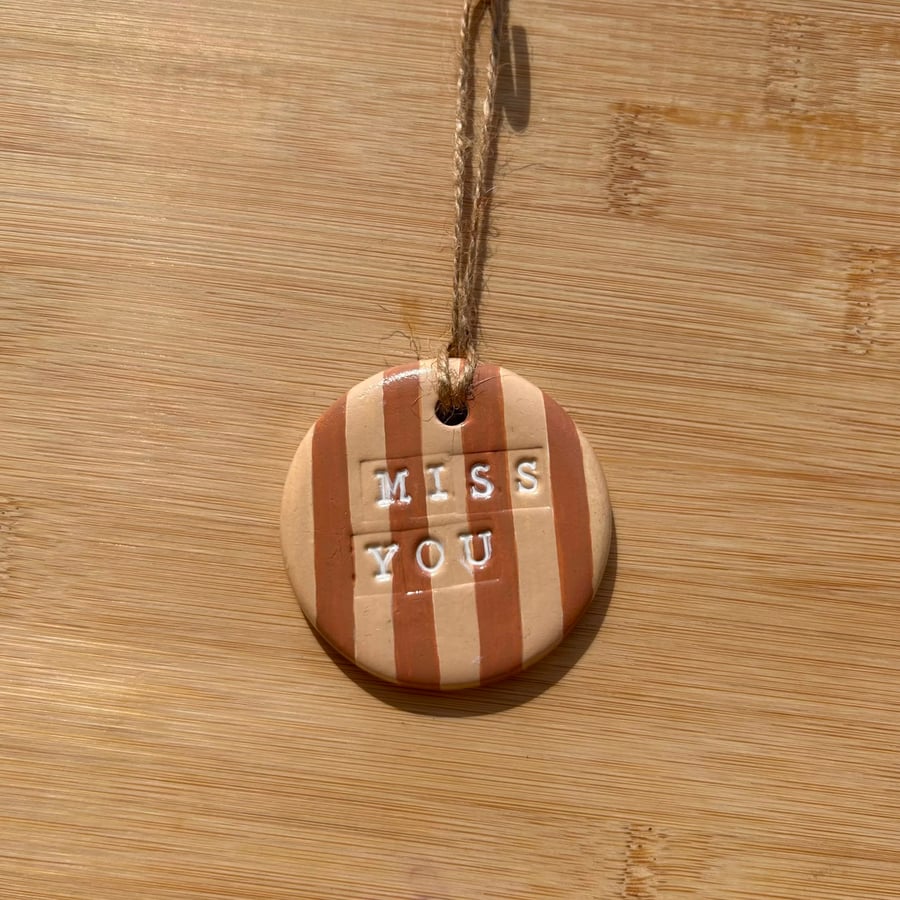 Miss You Hanging Decoration