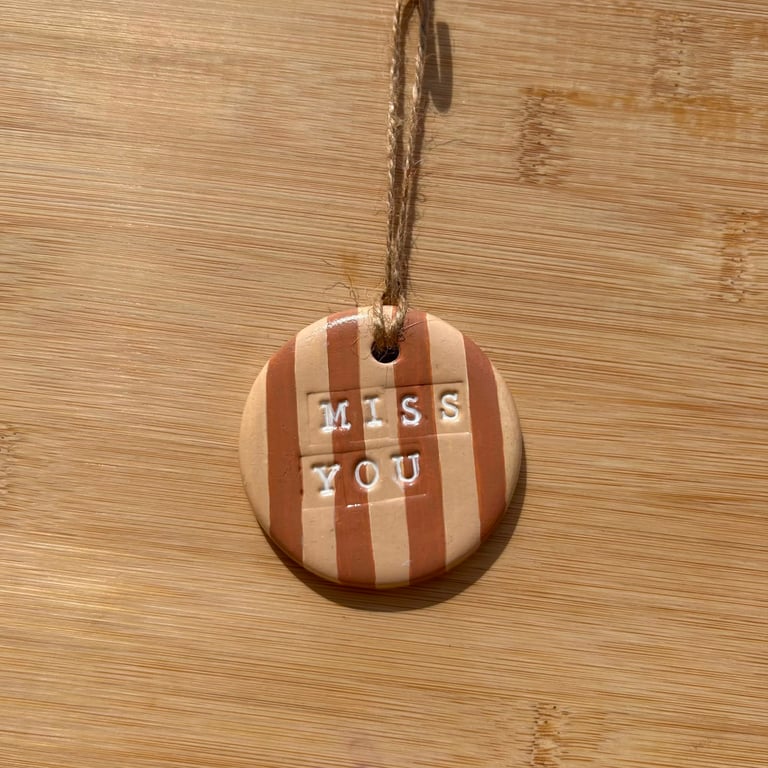 Miss You Hanging Decoration