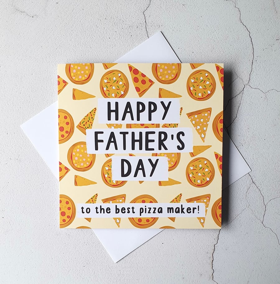 Pizza Father's Day Card