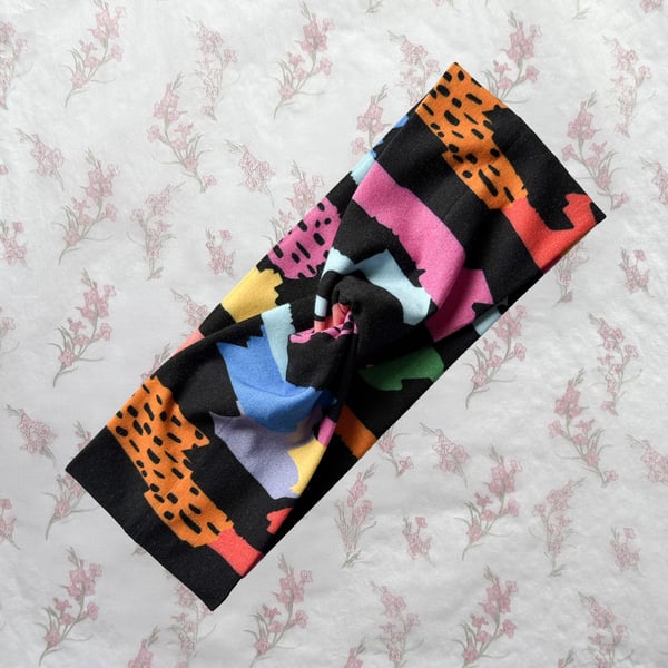 Women's Twist Knot Headband-Hairband Knot-Jersey Twist Headband. HA017