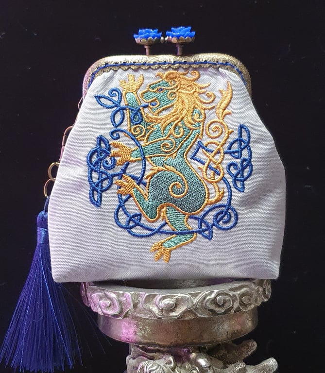 Celtic Majestic Lion Coin Purse 