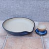 Pestle and mortar spice herb grinder stoneware hand thrown pottery
