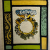 Contemporary Stained Glass Panel - The Cycle of the Seasons 