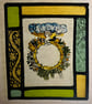 Contemporary Stained Glass Panel - The Cycle of the Seasons 