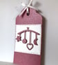 Handmade Baby Gift Tags, Pearl Shimmer, Set of 4 - Image 5
