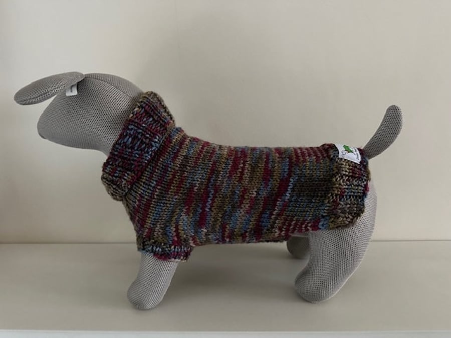 Dog Jumper - Ideal for an XS or Chihuahua sized Dog with Roll Neck 