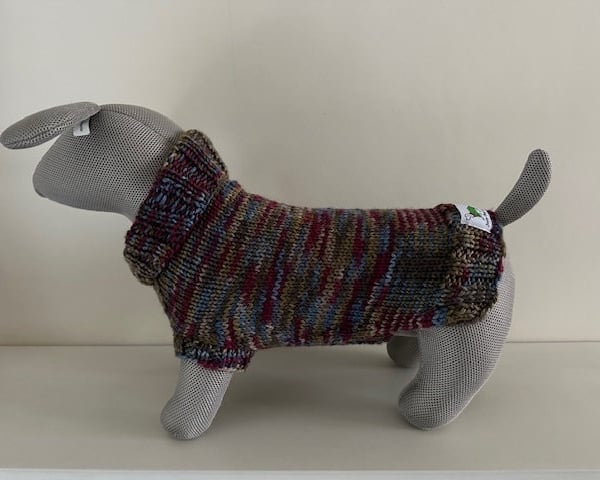 Dog Jumper - Ideal for an XS or Chihuahua sized Dog with Roll Neck 