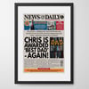 Personalised Father's Day Newspaper Gift