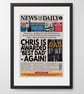 Personalised Father's Day Newspaper Gift - Image 1