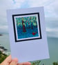 Robin in the Bluebell Wood Blank Card - Image 2
