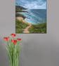 Rocky Seascape (20" x 16" box canvas)