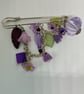 Lilac kilt pin