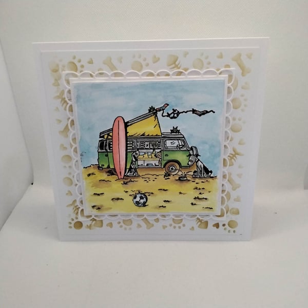 Hand made, unique, personalized, greetings card, male, female