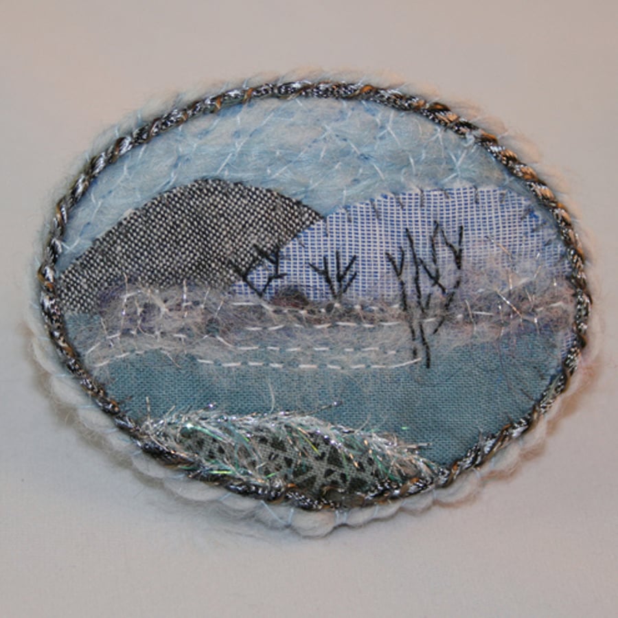 REDUCED Misty Morning - Brooch