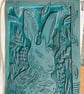 Ostara - Goddess of Spring and Fertility - Original Lino Print - Image 2