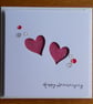 Heart Apertures Anniversary Card - Image 1