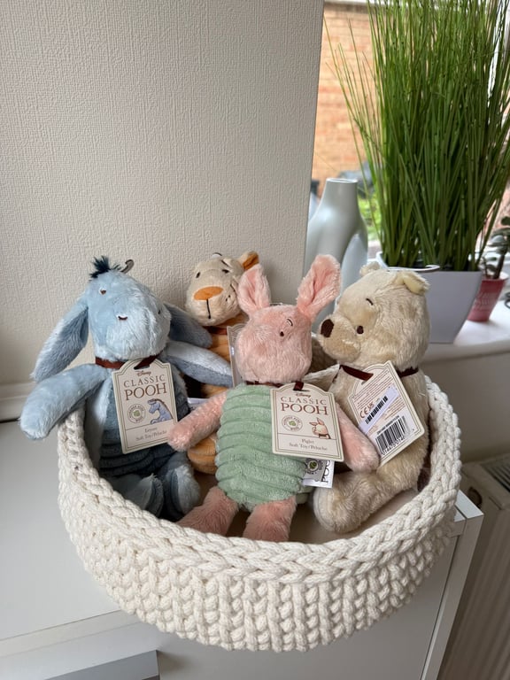 Crotchet handmade baskets