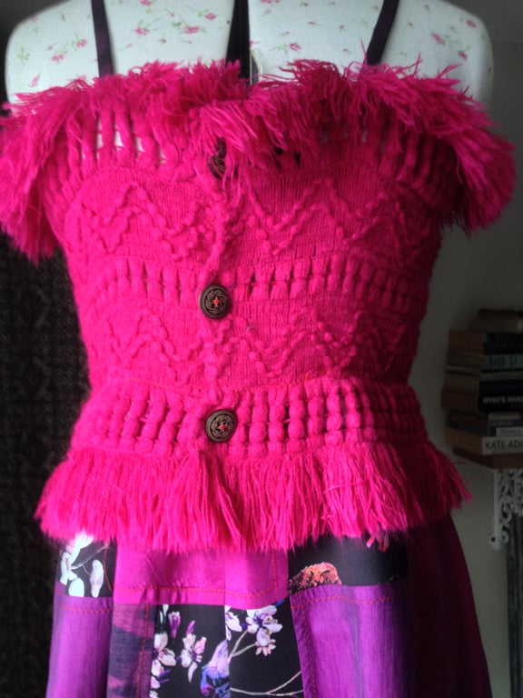 Cherry Fluzzie Flared Dress