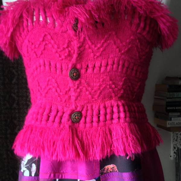 Cherry Fluzzie Flared Dress