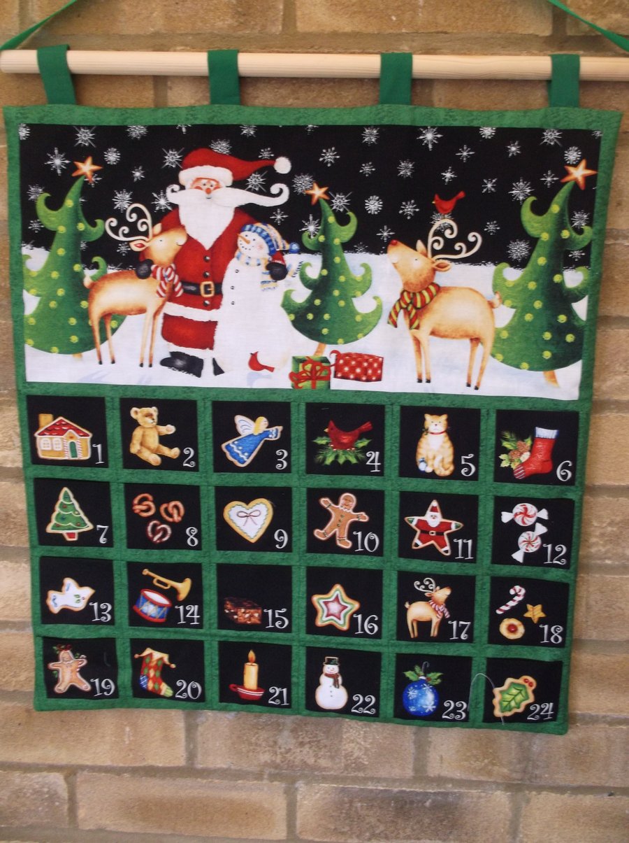 Santa and Snowmen Advent Calendar