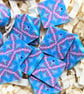 Pink and Blue Polymer Clay Beads and Pendants  - Image 3