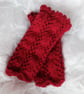 Vine lace fingerless mitts - Image 3