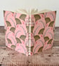 Hand Bound A5 Coptic Stitch Journal with Ginkgo Leaves - Image 1