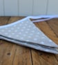 White Star & Linen Look Fabric Bunting - Image 5