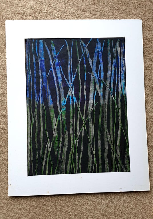 Acrylic tree painting.