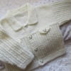 18" Boys cardigan with Collar