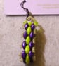 Brickwork-pattern bead earrings (customisable) - Image 1
