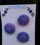 Buttons Handmade Embroidered Yorkshire Style  - Image 2