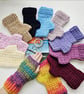 Lemon Yellow Fingerless Mitts, Crochet Wrist Warmers - Image 8