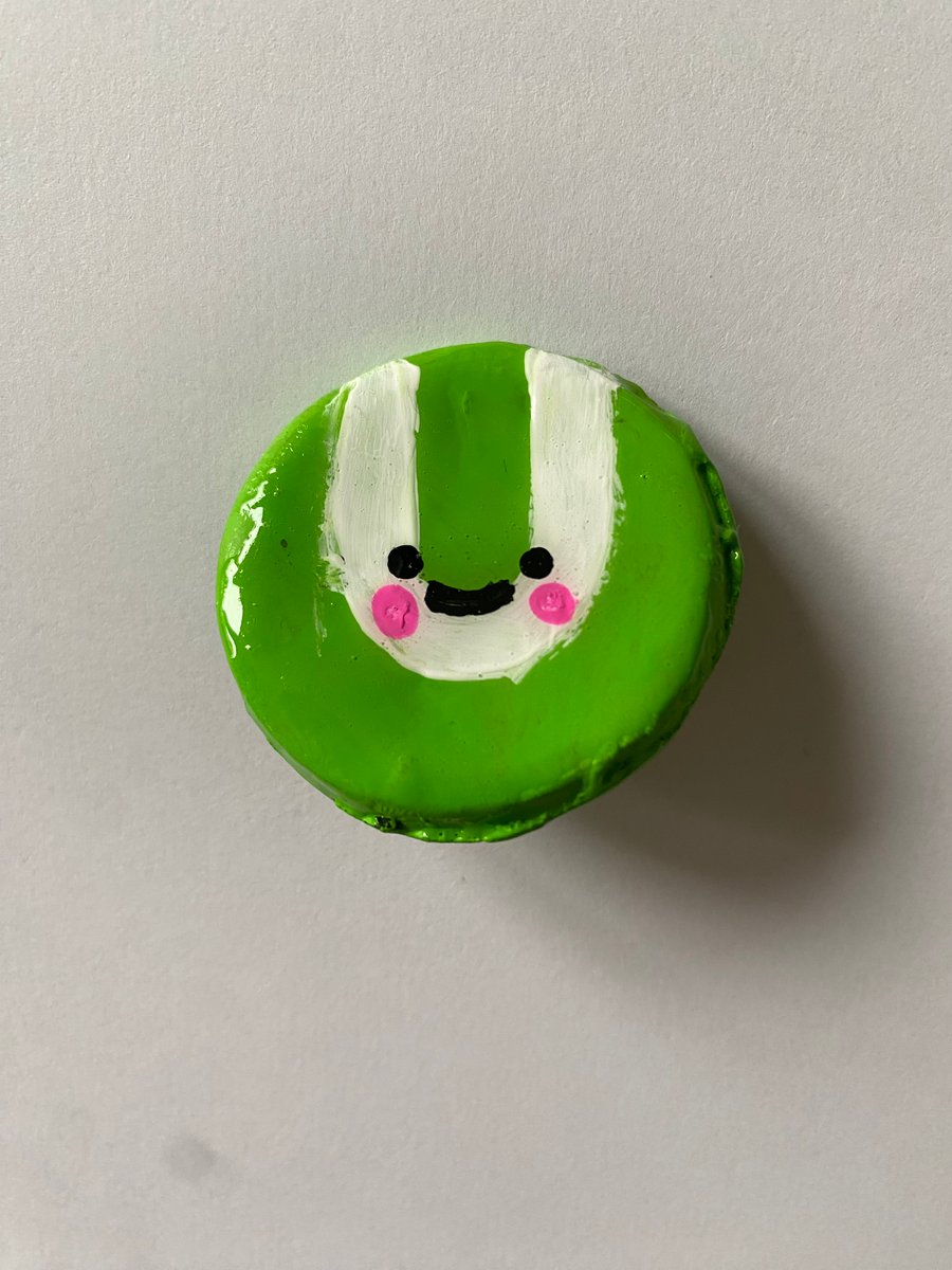 Cute Tennis Ball Clay Pin