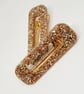 Gold Glitter Hair Clips - Image 8