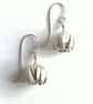 Silver hand made architectural drops - Image 4