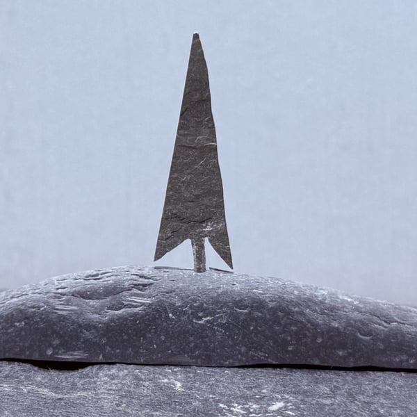 Tiny Stone Tree on a Stone Hill