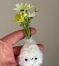 Mini Bouquet Mandrake White & Green - Image 2