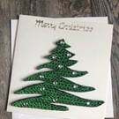 Stunning handmade quilled Christmas Tree Card
