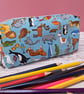 Animals fabric pencil case (short) - Image 3